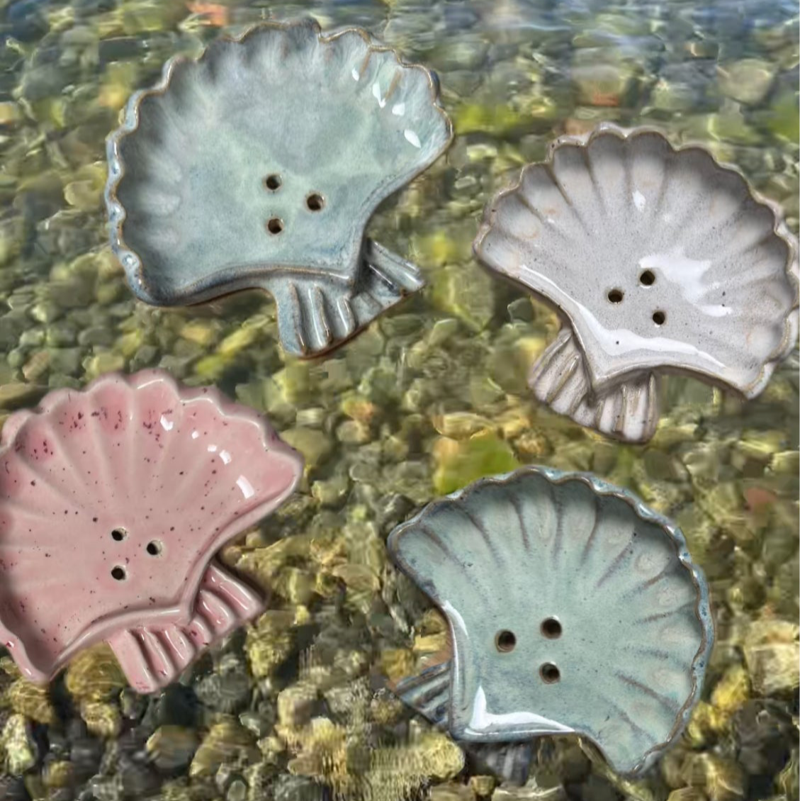 Seaside soap dish